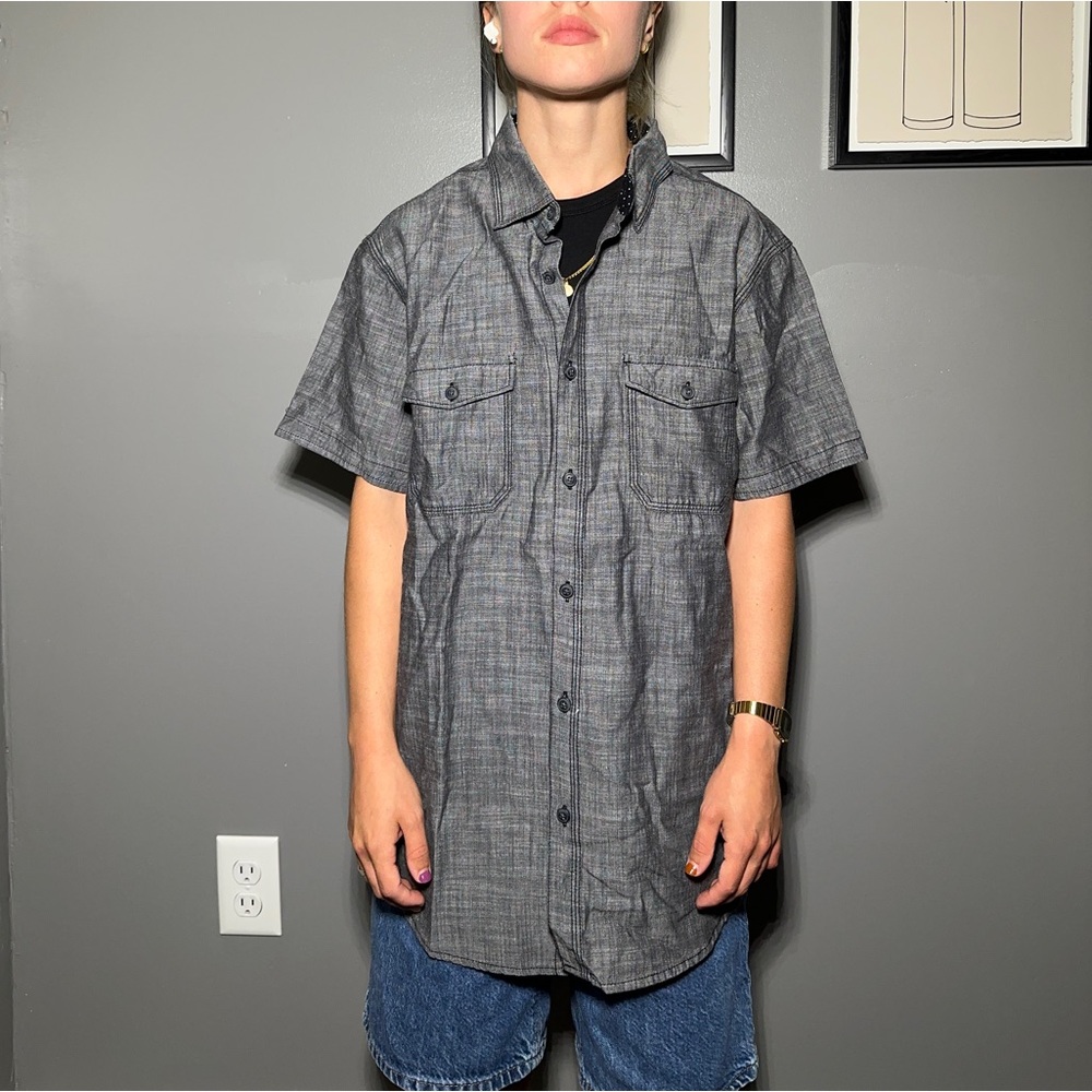 HUDSON & BARROW button-up t-shirt